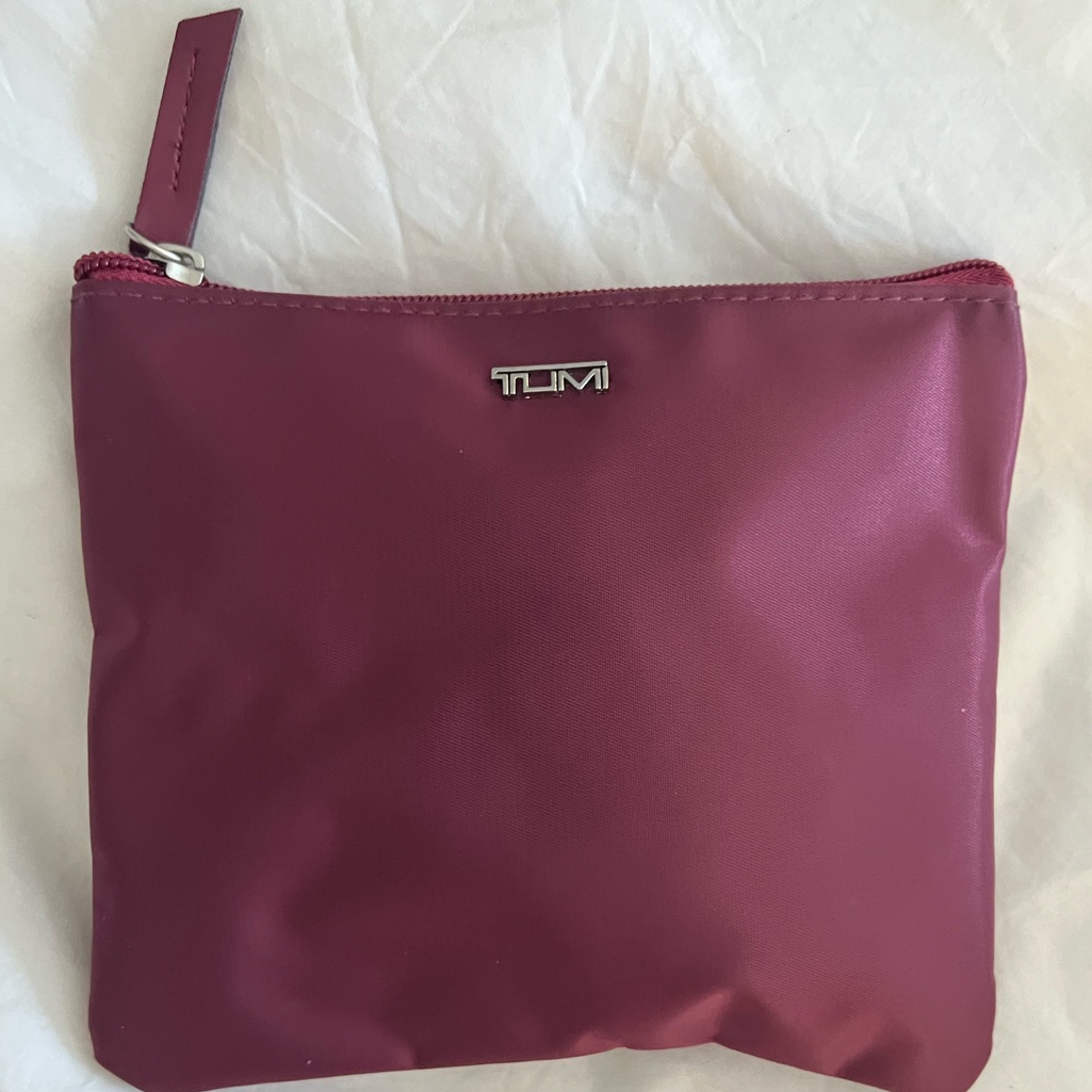 Brand New Tumi Nylon Zipper Cosmetics Bag